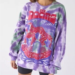 Urban Outfitters The Doors tie dye sweatshirt